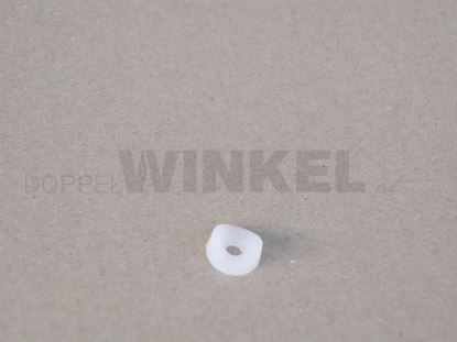 Bild von Plastikring unter Druckknopf bei Dach