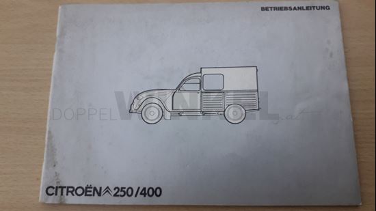 Bild von Betriebsanleitung Citroen 250/400 - GEBRAUCHTTEIL