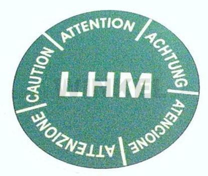 Bild von Aufkleber LHM rund