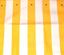 Bild von Sonnensegel gelb weiß gestreift