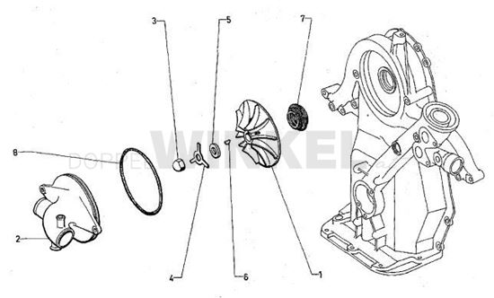 Joint D'étanchéité Pour Conduit D'eau Fiat - Référence 60676422 - Dimensions 130x140x10 Mm - Neuf D'origine