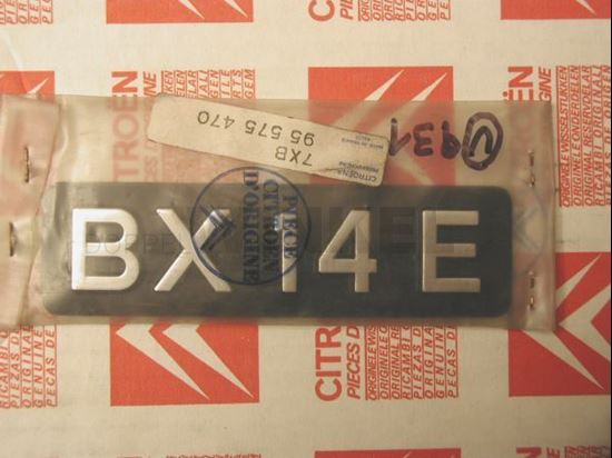 Bild von Typenschild BX14E