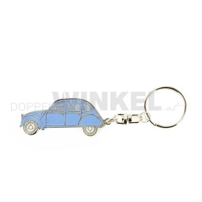 Bild von Schlüsselanhänger 2CV blau