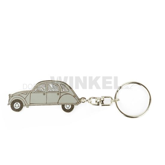 Bild von Schlüsselanhänger 2CV grau