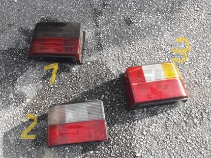 Bild von Rücklichtglas links grau - rot - GEBRAUCHTTEIL