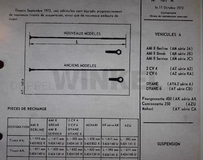 Bild von Zugstrebe für Federtopf