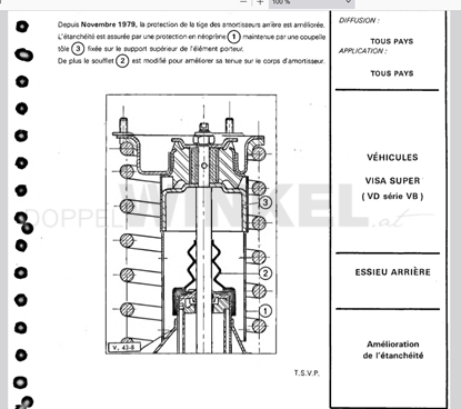 Bild von Schutzgummi bei hinterer Federung