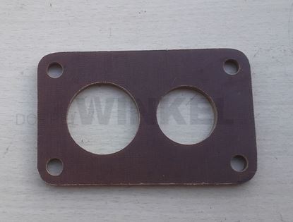 Bild von Distanzplatte unter Registervergaser