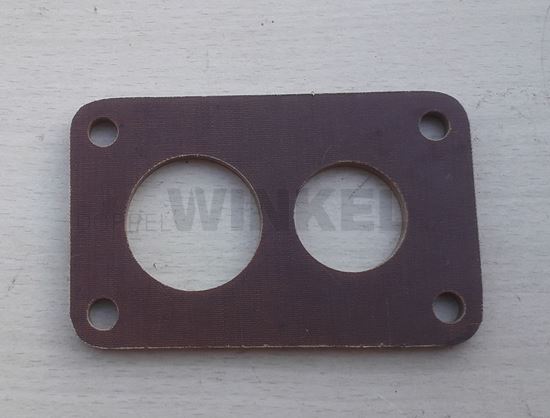 Bild von Distanzplatte unter Registervergaser